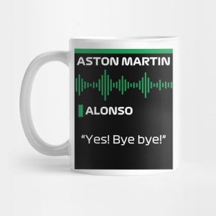 Fernando Alonso 23' Bahrain GP Radio Mug